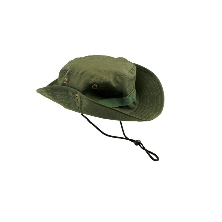 Fishing Hunting Bucket Hat Boonie Outdoor Cap Washed Cotton Safari Summer  Men 