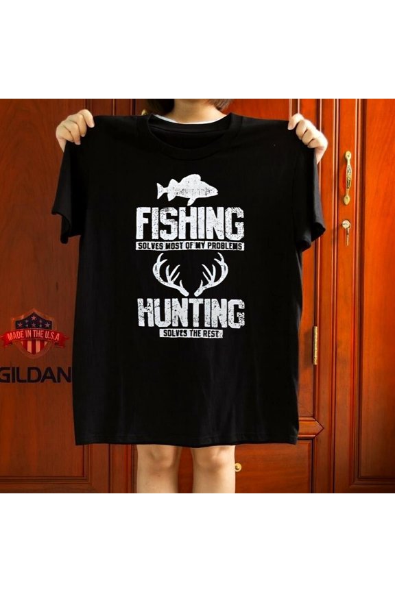 Fishing Hunting Gifts For Hunters Who Love To Hunt Fan Gift Graphic Tee,for unisex up to 5XL