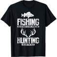 thumbnail image 1 of Fishing Hunting T-Shirt Black Medium, 1 of 4