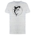 thumbnail image 1 of Fishing Icon On Black Tee Men's -Image by Shutterstock, 1 of 1
