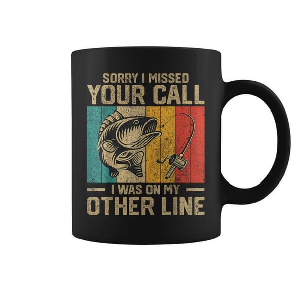 Fishing Jokes Fisherman Bass Fish Coffee Mugs