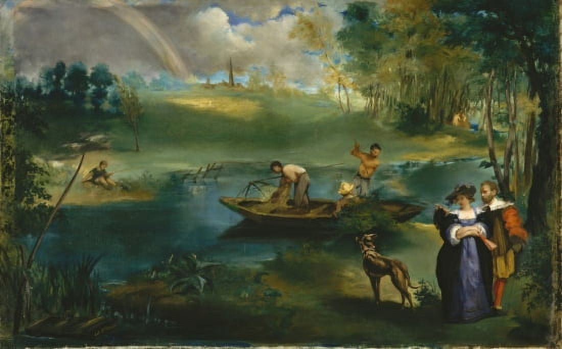 Fishing (La Peche) Canvas Art - Edouard Manet (24 x 36)