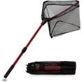 thumbnail image 1 of Fishing Landing Net,Foldable Collapsible Fishing Landing Net,Aluminum Alloy Extendable Pole with Anti-Skid Rubber Handle,Easy Catching and Releasing,Durable Nylon Material Mesh, 1 of 5