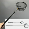 thumbnail image 1 of Fishing Landing Net - Foldable Telescoping Pole With Durable Mesh, Lightweight Design - For Freshwater Saltwater Fishing, Anglers, Fishing Enthusiasts, 1 of 5