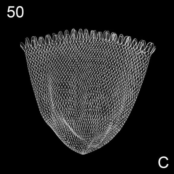 Fishing Landing Net Replacement Mesh Bass Trout Release 30-60CM Mesh Catch