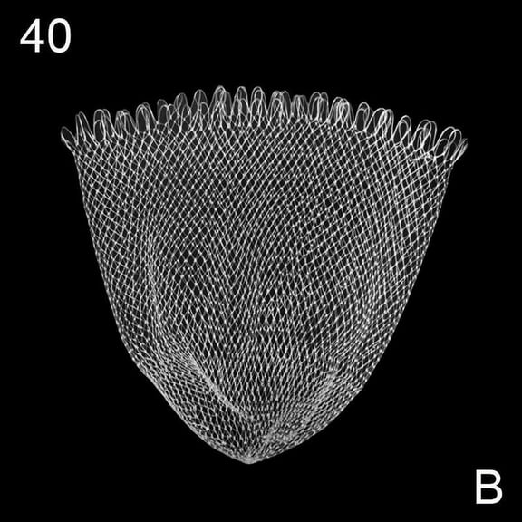 Fishing Landing Net Replacement Mesh Bass Trout Release Catch 30-60CM Mesh F8S2