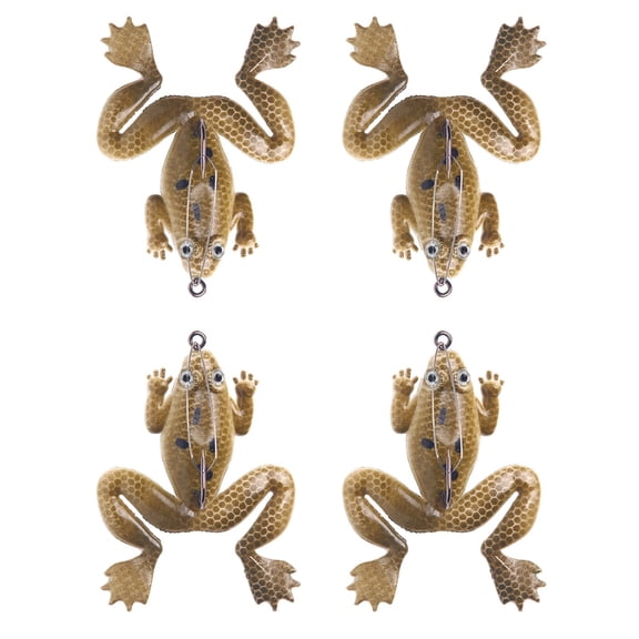 Fishing Large Mouth Lures Large Feet Frogs Baits Double Propellers Legs Freshwater Saltwater Frogs Lures Swimbaits Set