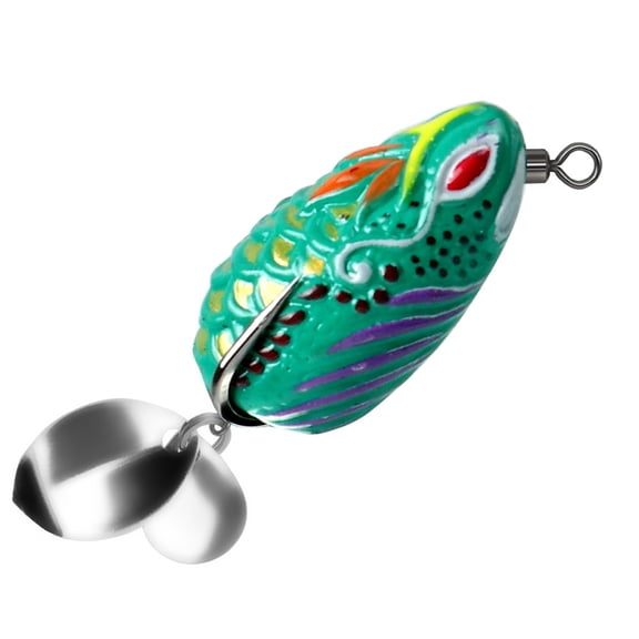 Fishing Large Mouth Lures Large Feet Frogs Baits Double Propellers Legs Freshwater Saltwater Frogs Lures Swimbaits