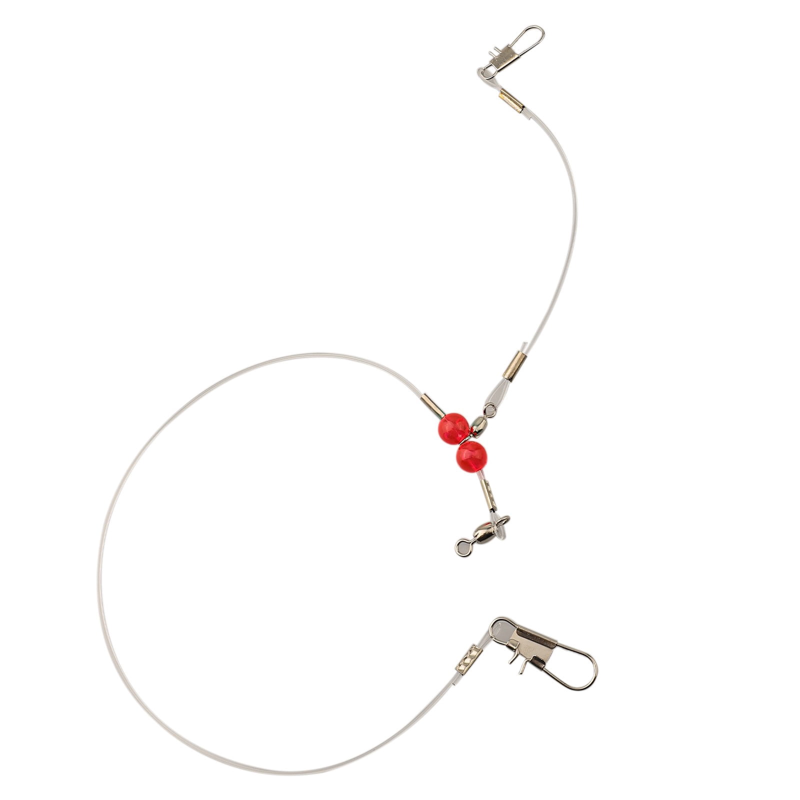 Fishing Leaders with Snap Swivels, 90lb Nylon, 26.77in, 6 Pack