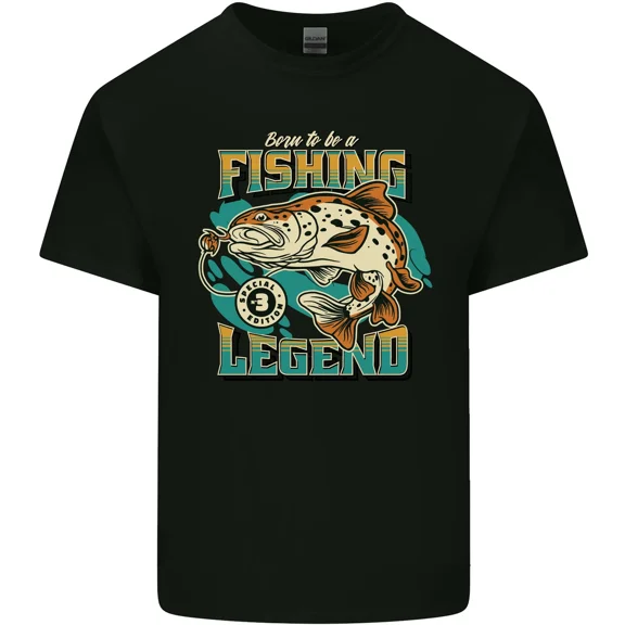 Fishing Legend Funny Fisherman for a Hobby and Sport Angler Friend Unisex T-Shirt, up to size 5XL