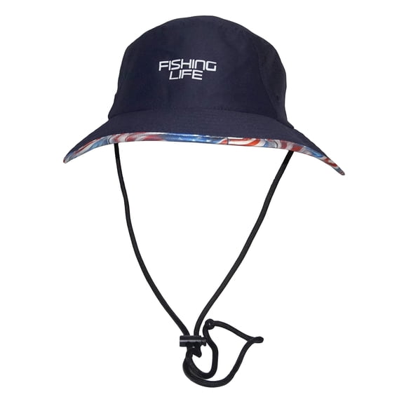 Fishing Life American Rod & Reel Performance Bucket Hat - Adult Unisex
