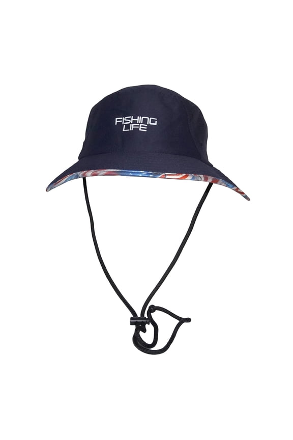 Fishing Life American Rod & Reel Performance Bucket Hat - Adult Unisex