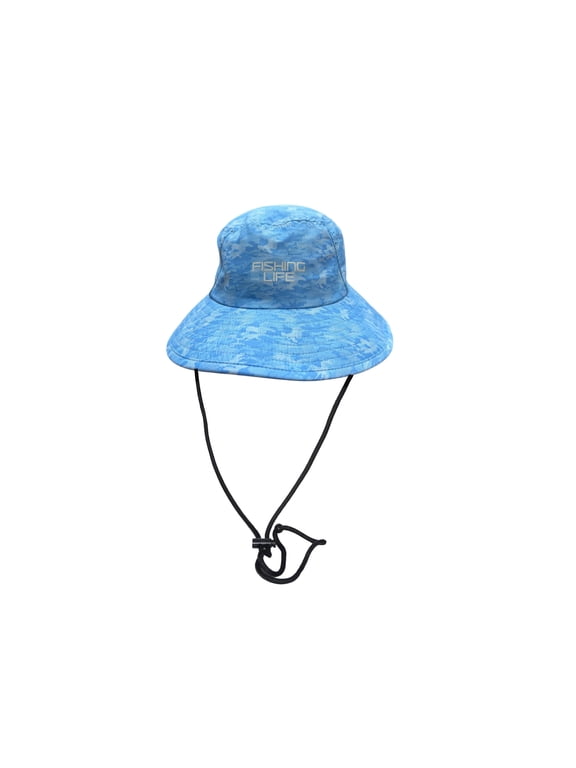 Fishing Life Digicamo AOP Performance Bucket Hat - Adult Unisex