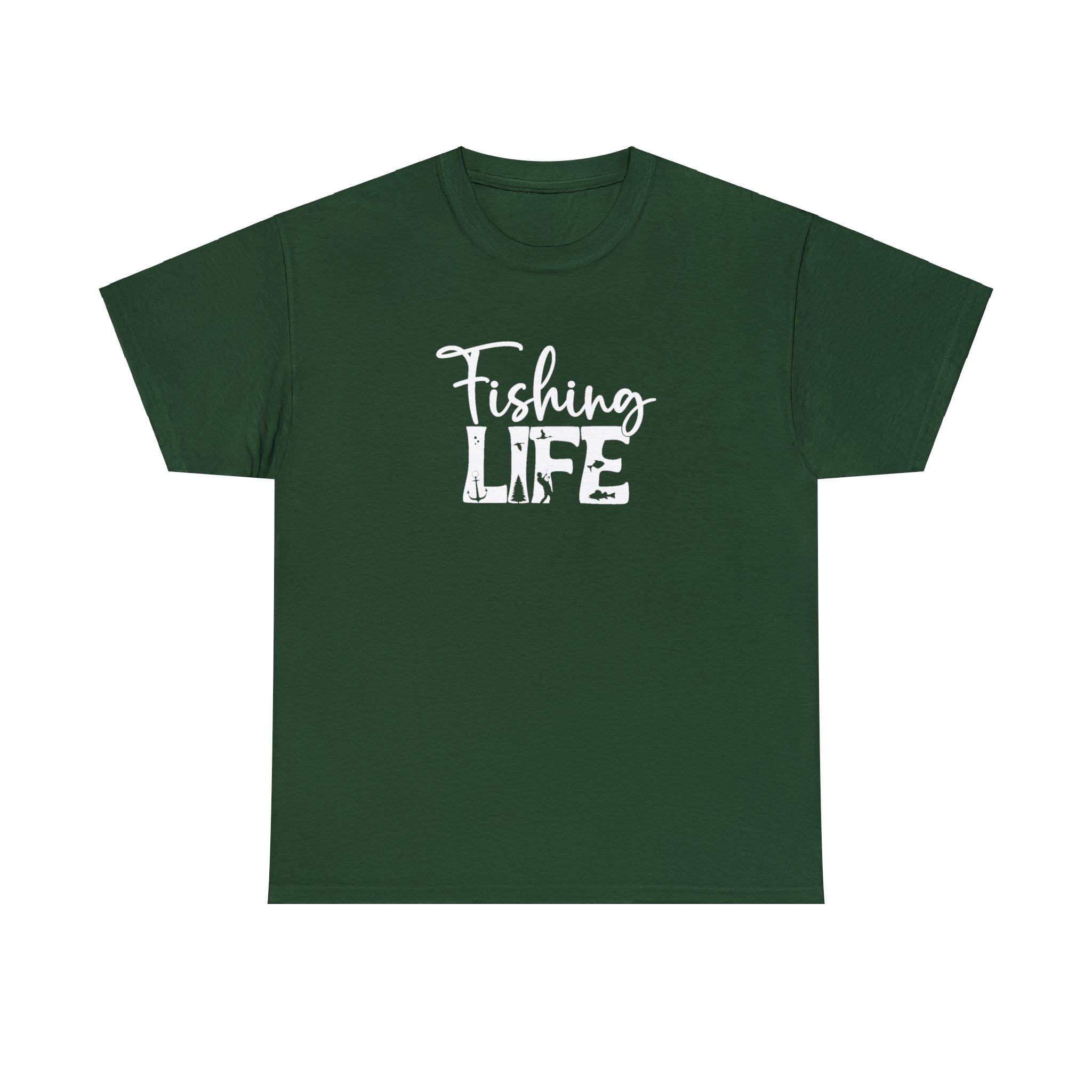 Fishing Funny Shirt-i go fishing to live my life' Men's T-Shirt