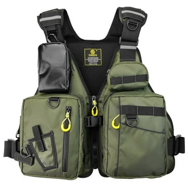 Fishing Life Jacket with Pockets for Adults Buoyancy Vest