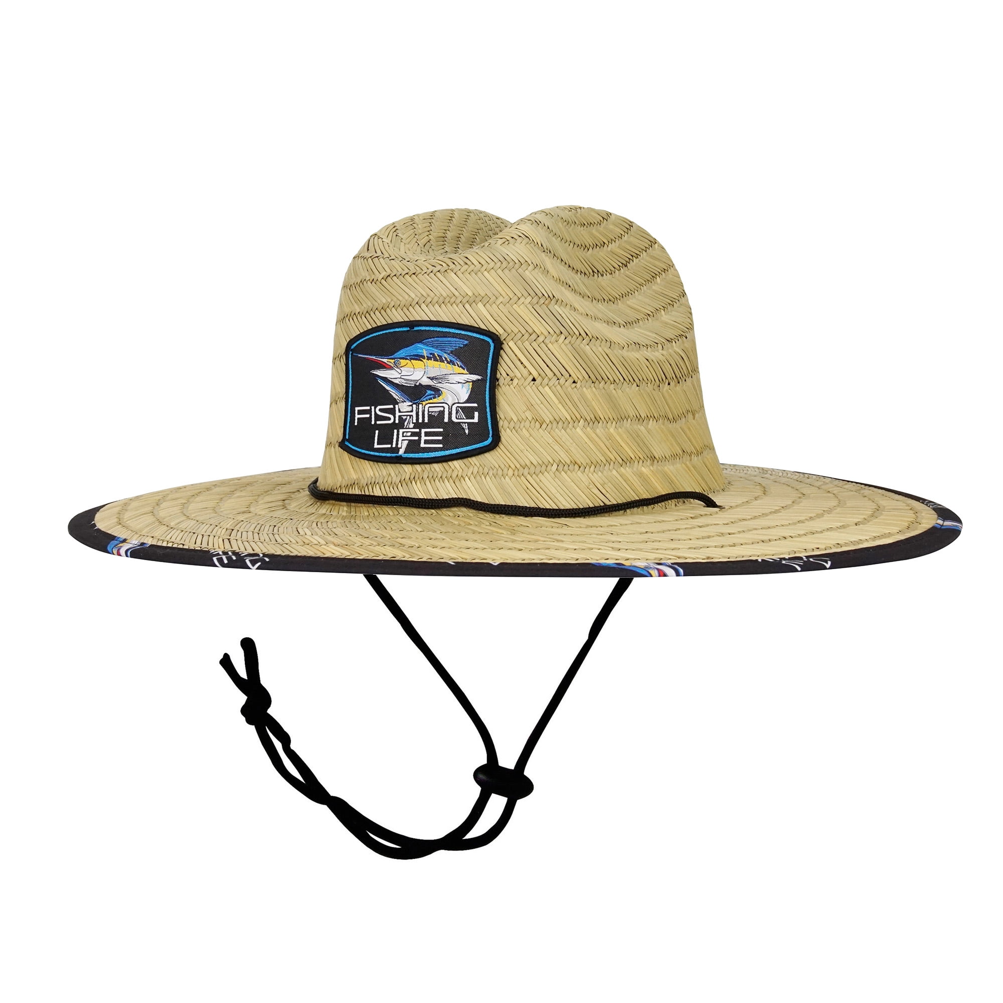Fishing Life Redfish Straw Hat - Straw, Adult Unisex