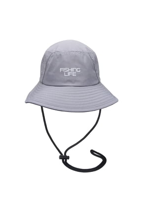 Fishing Life Solid Performance Bucket Hat - Adult Unisex