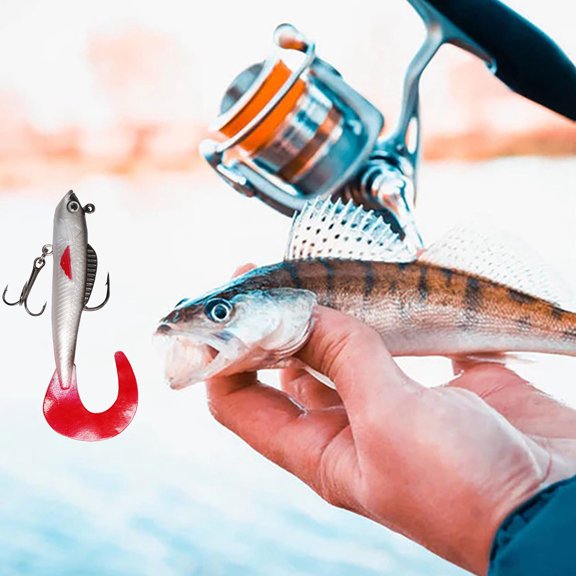 Fishing Lifelike Soft Kit Rigged for Freshwater & Saltwater Tail Swim for Trout Fishing Enthusiasts