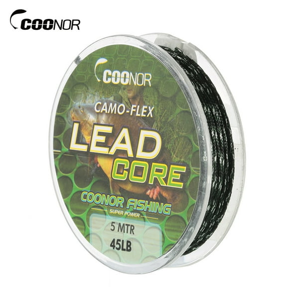 Fishing Line,Braided Carp Line Wotao 45lb 5m Leadcore Carp Line Hair 5m Leadcore Braided Core