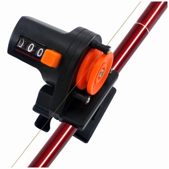 Fishing Line Depth Measurement Tool with 0-999M Counter for Accurate Tackle Length