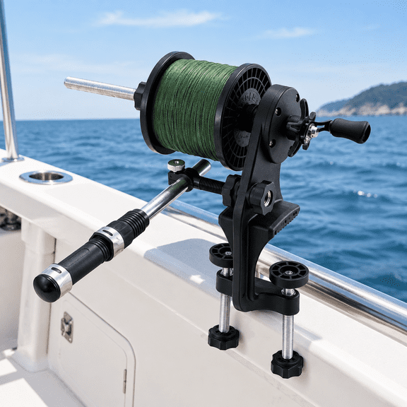 Fishing Line Spooler for Fishing Reels, Fits Spools Up to 5.9 In