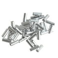 thumbnail image 1 of Fishing Line Tube Connectors Fishing Crimp Sleeves, 100pcs Single Barrels Crimp Sleeves Aluminum Crimping Loop Sleeve, 1 of 9