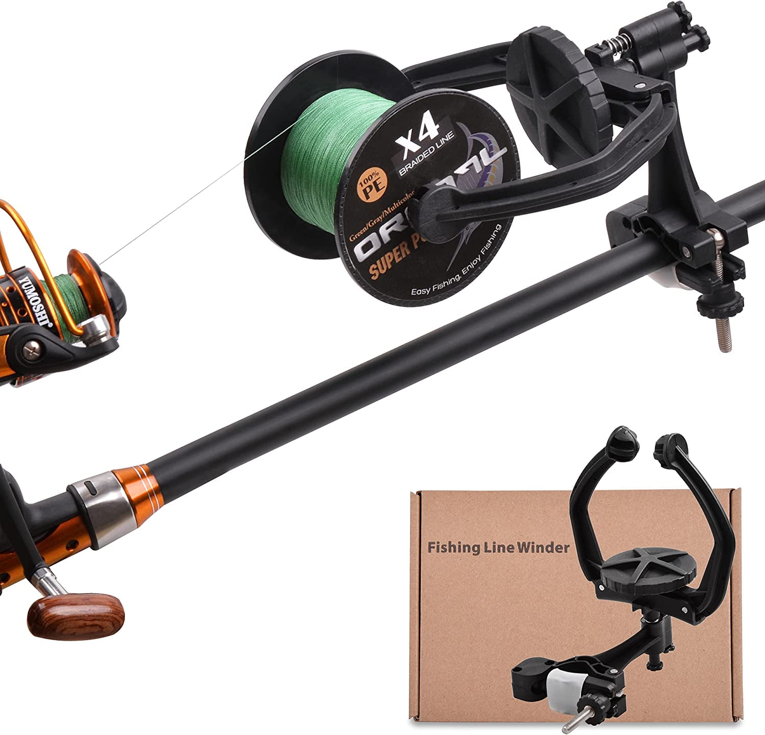 Vanrolldex Fishing Line Winder Spooler, Spooling Station for Spinning