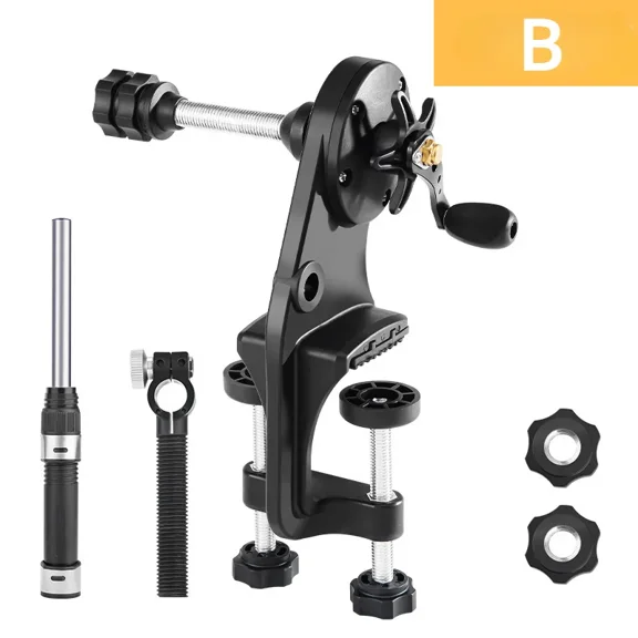Fishing Line Winder Spooler System - Portable Spinning Reel Spooling Machine with Adjustable Clamp, Dual Spooling Function, for Spinning/Baitcasting Reels, Outdoor Fishing Gear Accessories