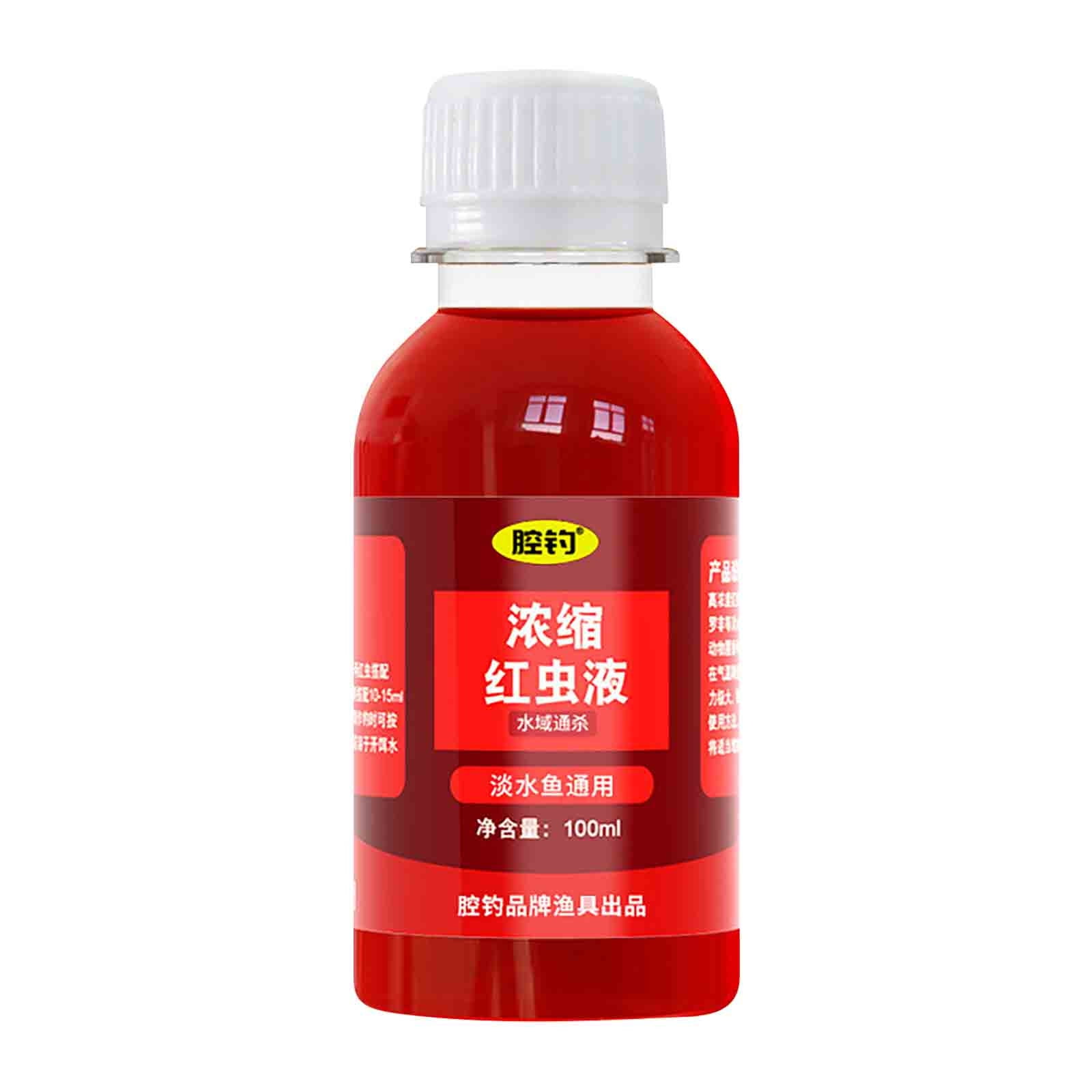 Fishing Liquid Strong Fish Attractant Concentrated Red Worm Liquid Bait