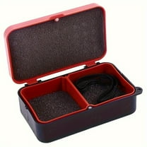 Fishing Live Bait Box with Lanyard, Multifunctional Fishing Box Durable Worm Container Fishing Tackle Boxes Baits Container for Outdoor Fishing