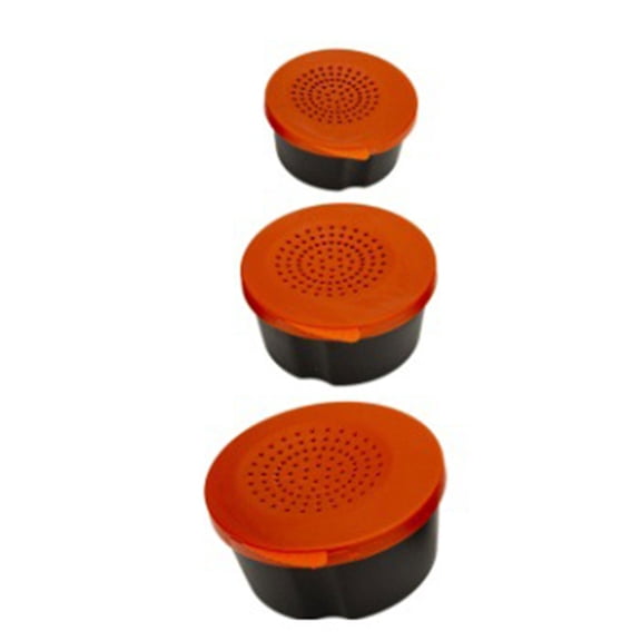 Fishing Live Baits Box Container Baits Case Fishing Lures Box with Lid & Hole, Fishing Lures Baits Box Live Baits Bucket