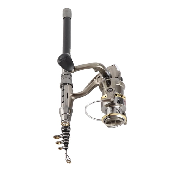 Fishing Lixada Fishing Rod Reel Combo Carbon Fiber Telescopic Fishing Rod Spinning Reel Fishing Line Lures Hooks Jigs Swivels Saltwater Freshwater Travel Fishing Accessories Kit