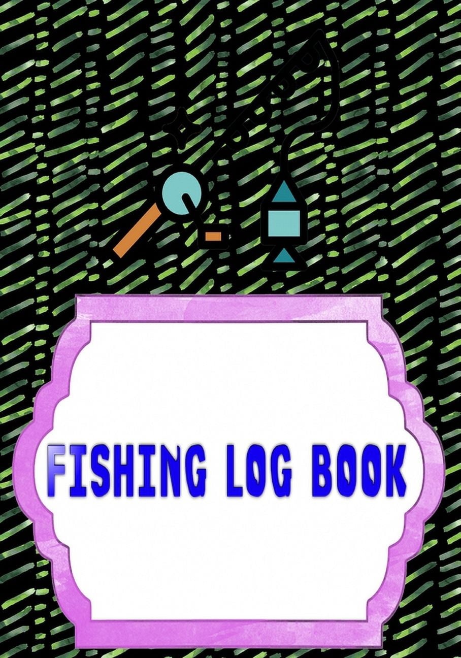 Fishing Log Books : Saltwater Fishing Log Cover Glossy Size 7x10 Inch ...