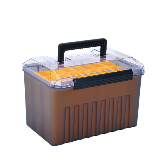 Fishing Lure Box Portable Fishing Tackle Lure Storage Case Fishing Tackle Box with Transparent Lid, Wear-resistant Bait Separator -Angler's Equipment Lure Box for Outdoor