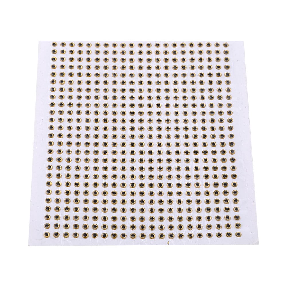 Fyearfly 3D Fishing Lure Eyes, 500pcs 3/4/5mm Fishing