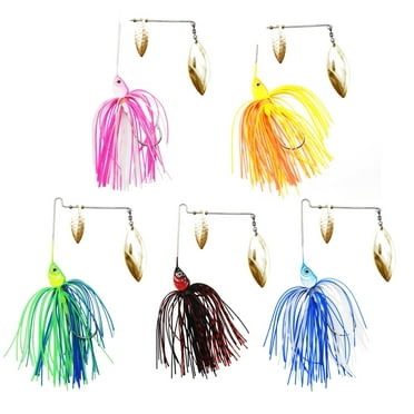 Fishing Lure, Hard Metal Jig Spinner Baits Kits Swimbait for Bass Trout Pike Salmon Walleye