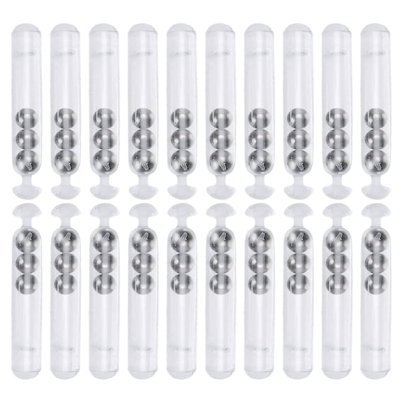 Fishing Lure Jigs Rattles Insert Tube for Soft Lure Plastic Sound Rattles Steel Beads Fly Tying Baits Making Accessories