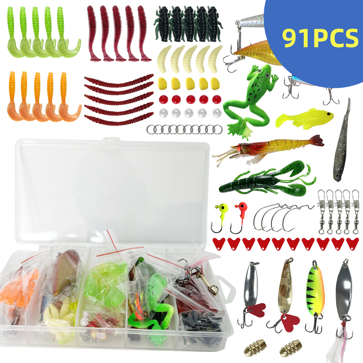 Mepps Trouter Kit - Plain and Dressed Lure Assortment 