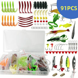 Angled Fishing Tackle Box Storage System w/ 3 Utility Boxes
