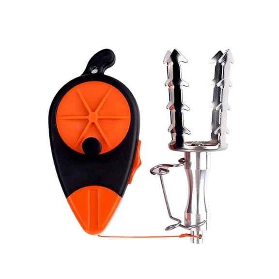 Fishing Lure Retriever, 30m 60kg PE Line Reel with Stainless Steel Grabber and Retractable Mechanism, Corrosion Resistant Lure Saver for Snagged Minnow and VIB