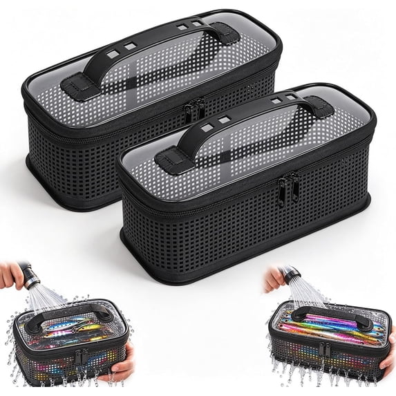 Fishing Lure Rinse Box, Drain and Store Fishing Lures for Saltwater ...
