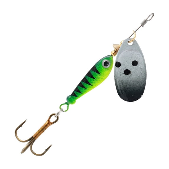 Fishing Lures 1Pcs– All Time Greatest Spinning Lures for Trout, Salmon, Panfish, Bass, Crappie & Perch, Spinner Fishing Lures with Triple Hooks, Metal Hard Baits for Freshwater