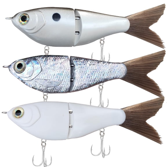 Fishing Lures 4.7in-3Pcs Slow Sinking Glide Bait Tackle