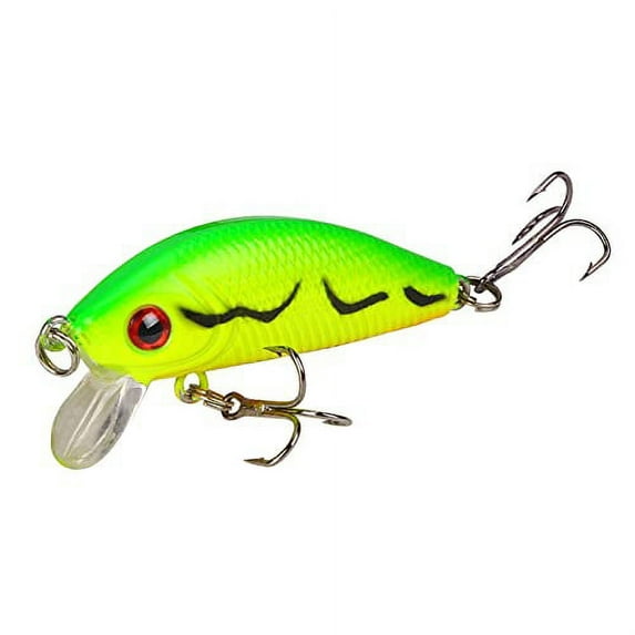 Fishing Lures 50mm 4.2g Minnow Artificial Bait Rock Swimming Jig Wobbler Hard Bait Fishing Tackle for Fishing (Color : 8)
