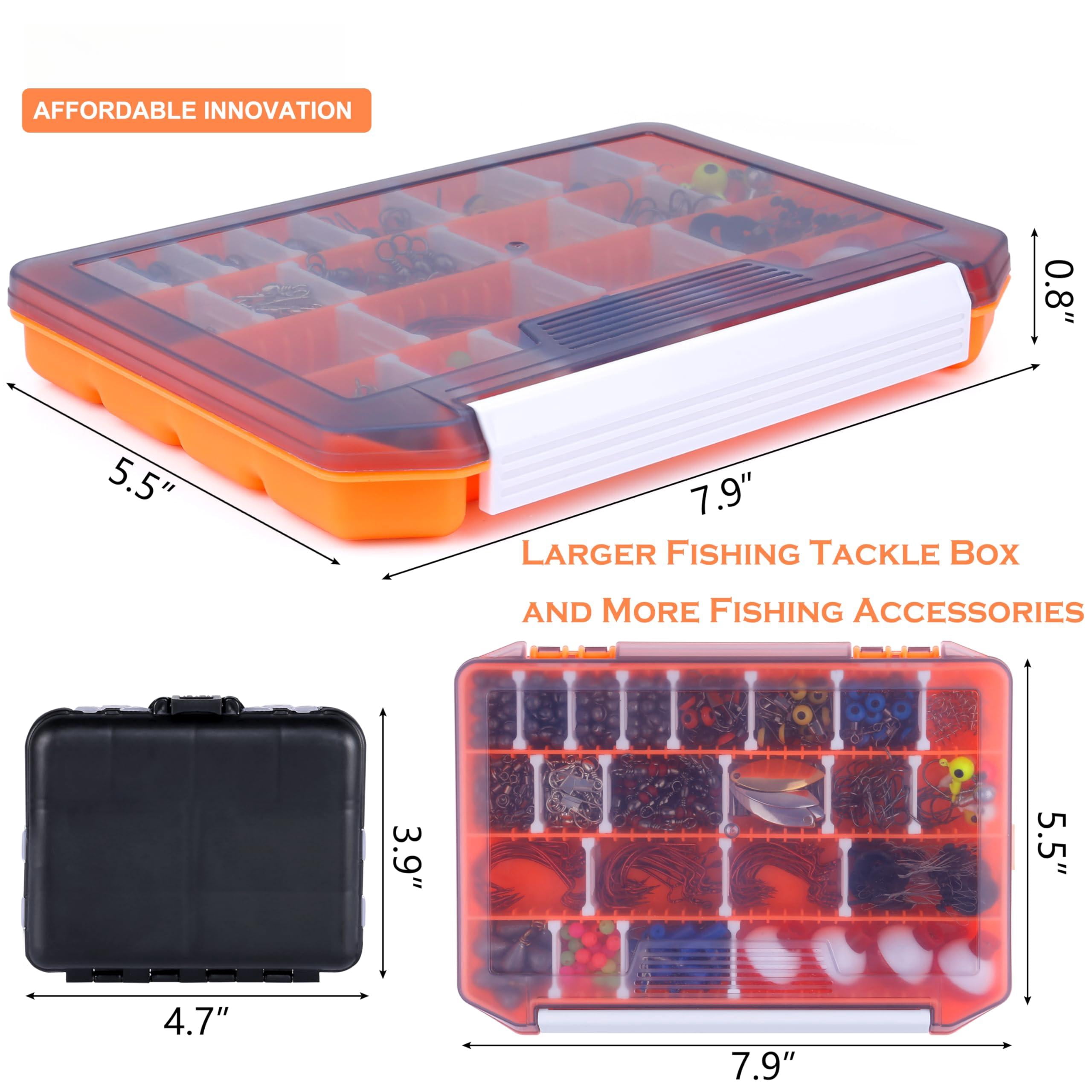 Fishing Lures  All-in-one Tackle Box With Included Gear Lure Bait Accessories Kit For Freshwater Bass Trout Ideal Gifts Men Father & Beginners