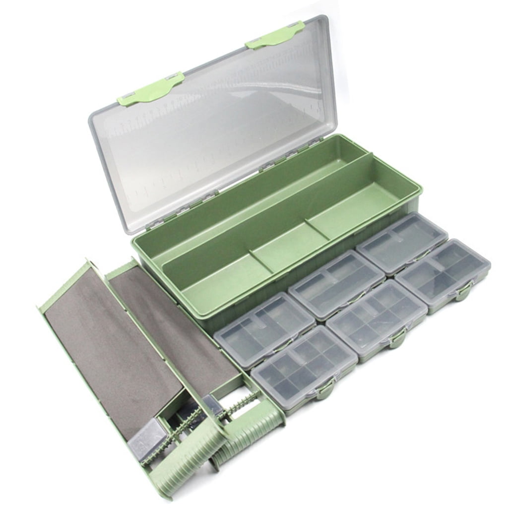 Fishing Lures Baits Hook Storage Container Tackle Box Fishing Accessory Case
