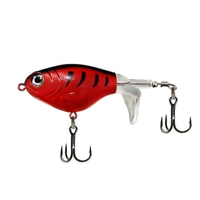 Fishing Lures Bass 3.15 Inch, Realistic Bass Bait with Propeller Tail, Fly Fishing Gear for Lake Boat Pike Saltwater Offshore Trout Inshore Pond Freshwater River, Fishing