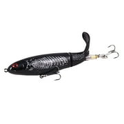 Fishing Lures for Bass, Bass Whopper Lures Kit, Plopping Bass Lure with Floating Rotating Tail for Bass Trout, Bass Topwater Lure for Freshwater Saltwater,15g,A