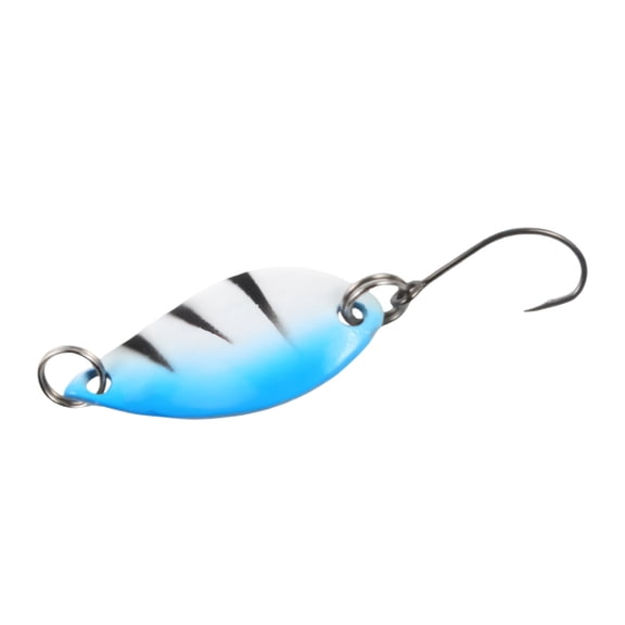 Fishing Lures, Fishing Spoons, Colorful Casting Fishing Spinner Hard Baits Tackle with Single Hook for Trout, Bass, Salmon, Freshwater Saltwater, Metal Hooks