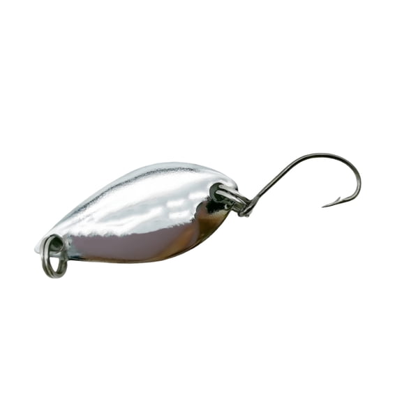 Fishing Lures, Fishing Spoons, Colorful Casting Fishing Spinner Hard Baits Tackle with Single Hook for Trout, Bass, Salmon, Freshwater Saltwater, Metal Hooks